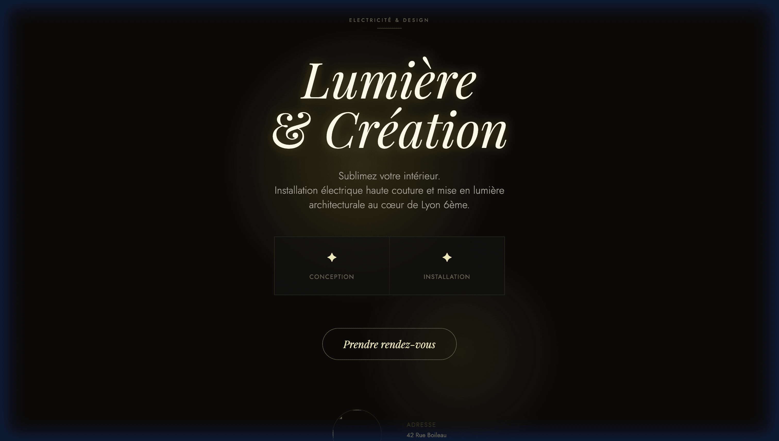 Lumière et Création